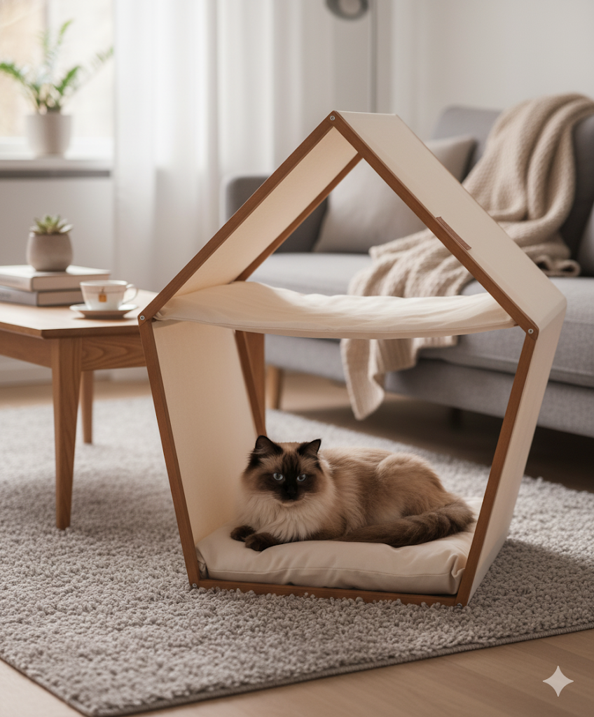 Nemmy Katzenlounge | Katzenhöhle Hängematte Katzenbett